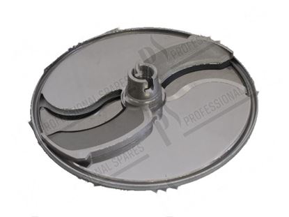 Obrazek Disc with curved blades 1 mm for Zanussi, Electrolux Part# 0114, 0HD022, 653101