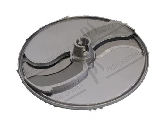 Obrázek z Disc with curved blades 1 mm for Zanussi, Electrolux Part# 0114, 0HD022, 653101 
