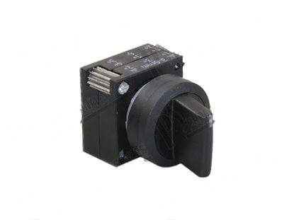 Picture of Black selector  22 mm 1-0-1 positions - stable for Meiko Part# 0121029, 9604398