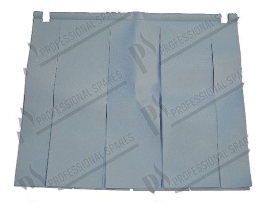 Immagine di Double curtain 615xh530 mm for Hobart Part# 01245398005, 01-245398-005, 012453985, 01-245398-5