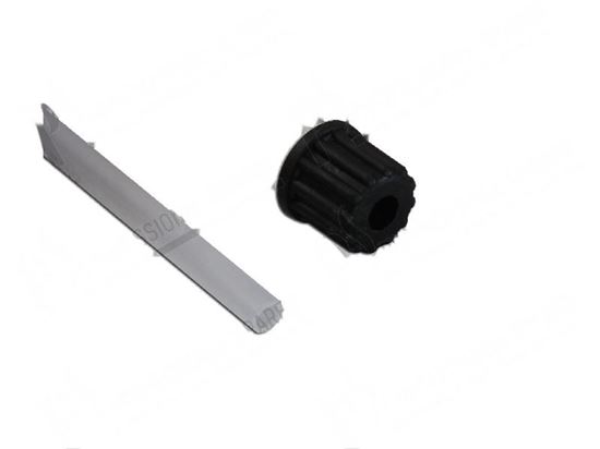 Obrazek Hose  4x6x600 mm with nut for Hobart Part# 01515436001, 01-515436-001, 01531719001, 01-531719-001
