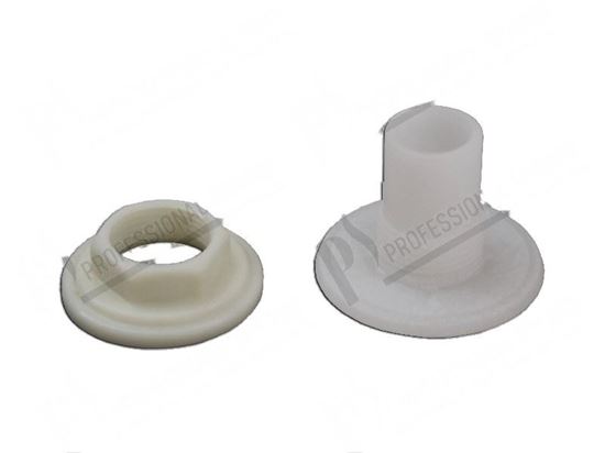 Afbeelding van Bushing for washing arm  23,10 mm - H=42,84 mm for Hobart Part# 01515586001, 01-515586-001, 01539624002, 01-539624-002