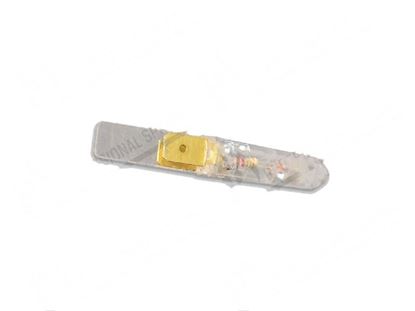 Picture of White pilot lamp  9 mm 240V for Zanussi, Electrolux Part# 046241, 0C0249, 0K9101, 763110103