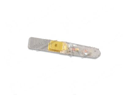 Immagine di White pilot lamp  9 mm 240V for Zanussi, Electrolux Part# 046241, 0C0249, 0K9101, 763110103