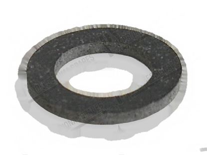 Obrazek Flat gasket  10x16x1,5 mm - Fiber for Zanussi, Electrolux Part# 075646, 0E5524