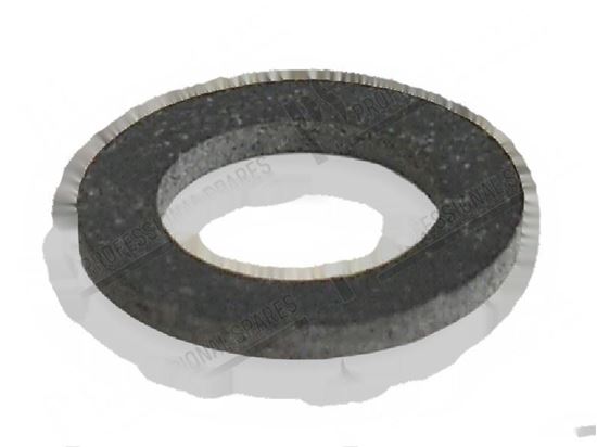 Afbeelding van Flat gasket  10x16x1,5 mm - Fiber for Zanussi, Electrolux Part# 075646, 0E5524