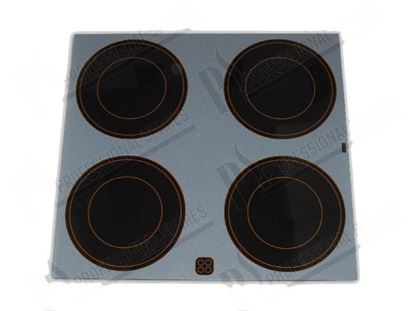 Bild von Glass-ceramic plate 693x743x6 mm for Zanussi, Electrolux Part# 0C0314
