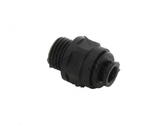 Immagine di Pipe fitting  6 mm 1/4" - JG for Zanussi, Electrolux Part# 0C1118