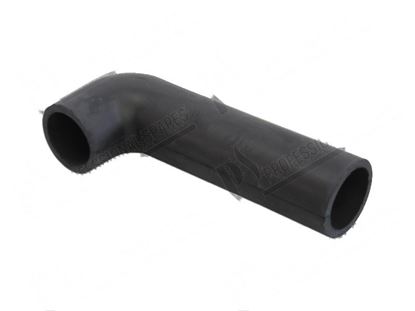 Obrázek Formed hose 90Â°  24x30 mm - L=125/50 mm for Zanussi, Electrolux Part# 0E0134, 0E5166, 0H1998, 0K8297