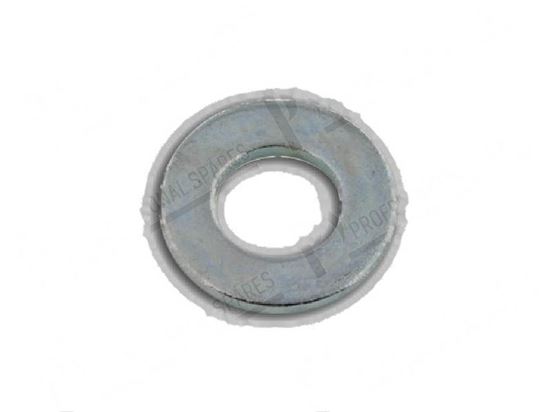 Afbeelding van Flat washer  5,5x10x1 mm - INOX for Zanussi, Electrolux Part# 0E1119
0K8946