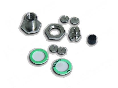 Bild på Gland nut M12x0,75 mm for bulbe max.  6 mm [kit cpl] for Zanussi, Electrolux Part# 0E5619, 0H2265, 0K3863, 0K7490, 0KL071