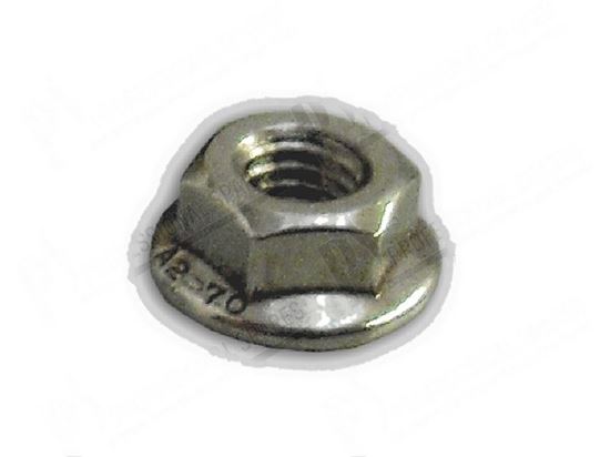 Immagine di Flange nut M6 INOX for Zanussi, Electrolux Part# 0H2562