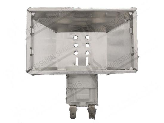 Bild von Lamp holder 101x55 mm - E14 25W 240V for Zanussi, Electrolux Part# 0H6617