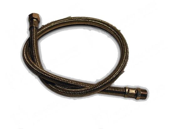 Immagine di Flexible pipe INOX 1/2" MF - L=1100 mm for Zanussi, Electrolux Part# 0K5363