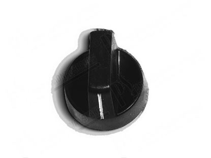 Billede af Black knob  30 mm with gasket for Zanussi, Electrolux Part# 0K5807