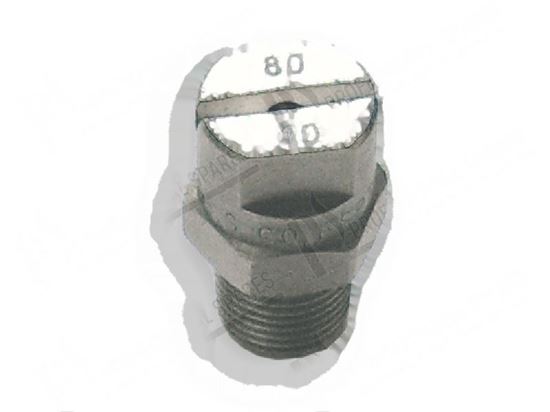 Immagine di Rinsing nozzle 8010 for Zanussi, Electrolux Part# 0K8527