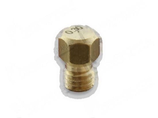 Billede af Gas nozzle M5x0,8 CH5,5  0,30 mm GN for Zanussi, Electrolux Part# 0KI185, 72505901