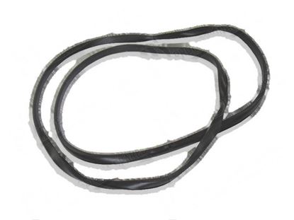 Image de Door gasket - black for Zanussi, Electrolux Part# 0W2465, 487220031
