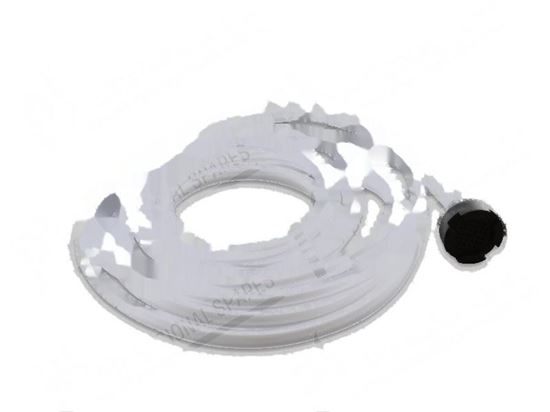PVC transparent hose 4x6 mm L=2500 mm for Fagor Part# 11000148