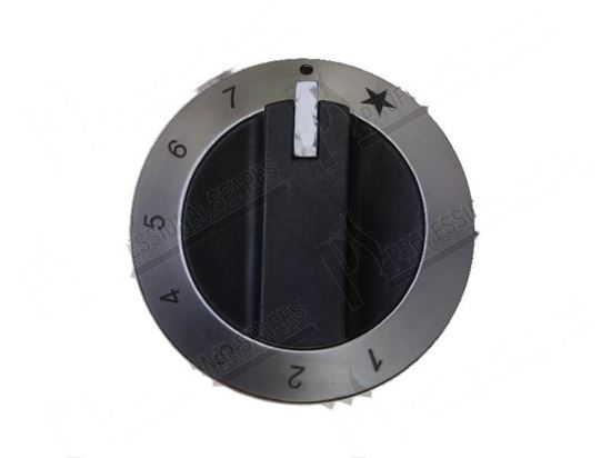 Afbeelding van Knob gas  75 mm for Fagor Part# 12007854, R042102000