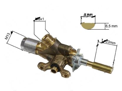 Obrázek Valved gas tap CAL-20703 for Fagor Part# 12009271 J012101000