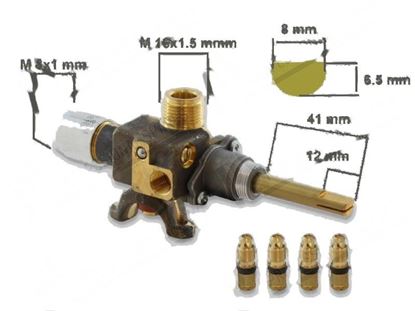 Изображение Valved gas tap CPMM 18700/821 for Fagor Part# 12009411 U912101000