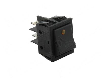 Picture of Black double-pole switch 22x30 mm for Fagor Part# 12025209, Z203071000