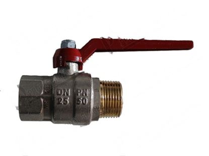 Immagine di Ball valve 1" MF - PN50 - L=88 mm - DN25 for Elettrobar/Colged Part# 160596, RTBF800073