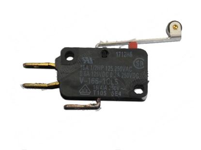 Picture of Snap action microswitch with roller 16A 250V for Scotsman Part# 19410201,  19410209,  CM19410209