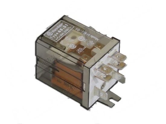 Obrázek z Relay 2 contacts 230VAC 50/60Hz 20A 250V - 1NO + 1 NC for Elettrobar/Colged Part# 229030, REB229030 