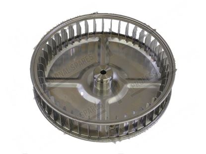 Obrázek Fan wheel  200x42 mm - 45 vanes, hole for shaft  8 mm for Convotherm Part# 2618803, 6010050