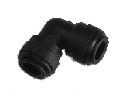 Foto de Connection 90Â° for hose  8 mm - JG for Winterhalter Part# 30000806, 30008014