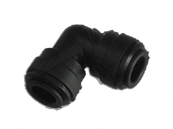 Obrazek Connection 90Â° for hose  8 mm - JG for Winterhalter Part# 30000806, 30008014