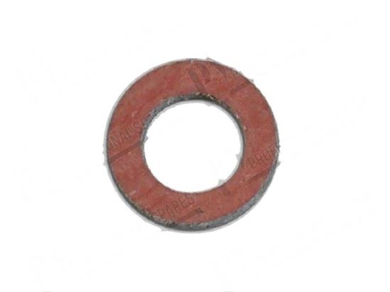 Immagine di Flat gasket  10x16x2 mm - Fiber for Elettrobar/Colged Part# 437023, REB437023