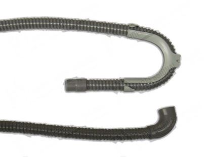 Bild på Drain pipe PVC  18 mm 180Â°+  22 mm 90Â° L=2000 mm for Zanussi, Electrolux Part# 47558