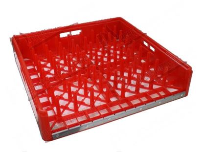 Bild på Basket 500x500xh105 mm - plastic, for 8 trays for Zanussi, Electrolux Part# 48890