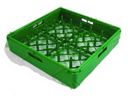 Billede af Green basket for 12 soup plates or cups for Zanussi, Electrolux Part# 48891