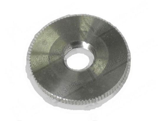 Immagine di Knurled nut M10x1  30 mm - H=4 mm for Zanussi, Electrolux Part# 49047