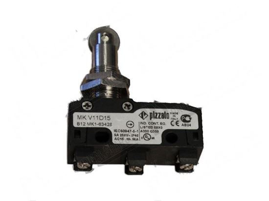 Bild på Snap action microswitch with roller 16A 250V for Cuppone Part# 91310430, ME0000490