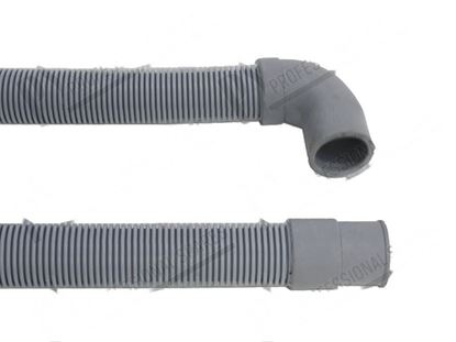 Picture of Drain pipe PPE  19 mm 90Â°+  22 mm 180Â° L=2000 mm for Scotsman Part# CM19810114