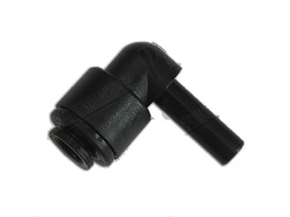 Изображение Connection 90Â° for hose  8 mm - JG for Unox Part# EL1194A0