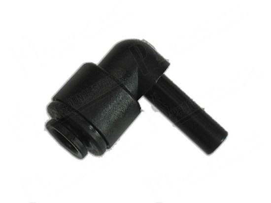 Picture of Connection 90Â° for hose  8 mm - JG for Unox Part# EL1194A0