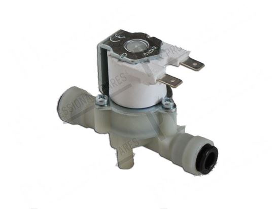 Obrazek Solenoid valve 180Â° - 1 way - 220/240V 50/60Hz -  8 mm JG for Unox Part# EL1411A, KEL1411A