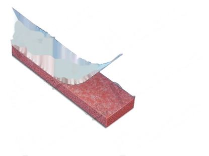 Picture of Silicone gasket with biadhesive tape L=511x25x7 mm for Minipack Part# FM350203 KR991041