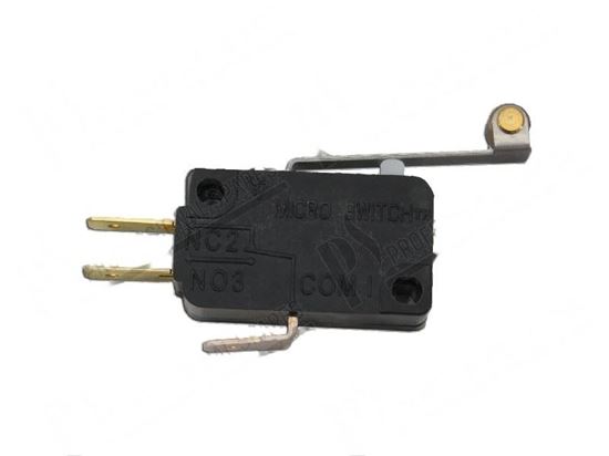 Obrazek Snap action microswitch with roller 11A 250V for Scotsman Part# IOM910116001