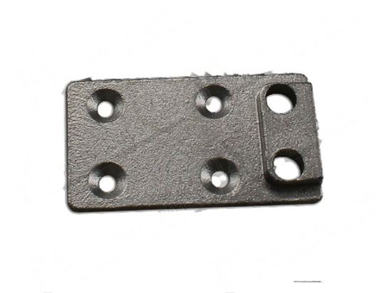 Afbeelding van Plate lower hinge 50x28x2 mm for Iglu Part# K0005100