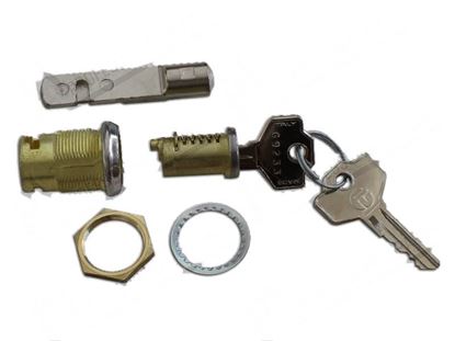 Afbeeldingen van Door lock with barrel  19x26 mm for Iglu Part# K0038600