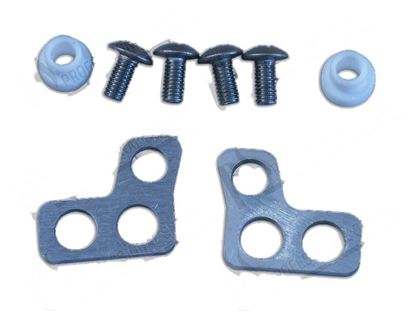 Immagine di Hinge for inner glass [KIT] for Unox Part# K0H2650A