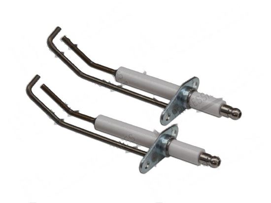 Bild von Spark plug insul.  9.5x69 mm electrode  3 mm (2 pcs) for Unox Part# KBR1010B