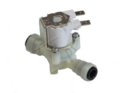 Obrazek Solenoid valve 180Â° - 1 way - 220/240V 50/60Hz -  8 mm JG for Unox Part# KEL1250A